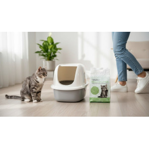 Żwirek tofu Zielona Herbata 6L dla kota | JuliaPets