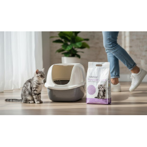 Żwirek tofu Lawenda 6L dla kota | JuliaPets
