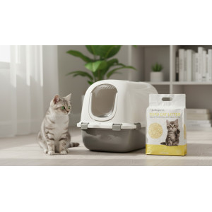 Żwirek tofu Cytryna 6L dla kota | JuliaPets