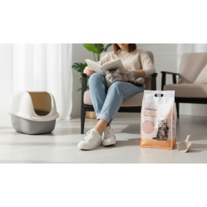 Żwirek tofu Brzoskwinia 6L dla kota | JuliaPets